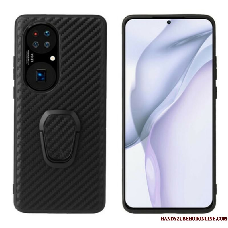 Cover Huawei P50 Pro Carbon Fiber Ring-support