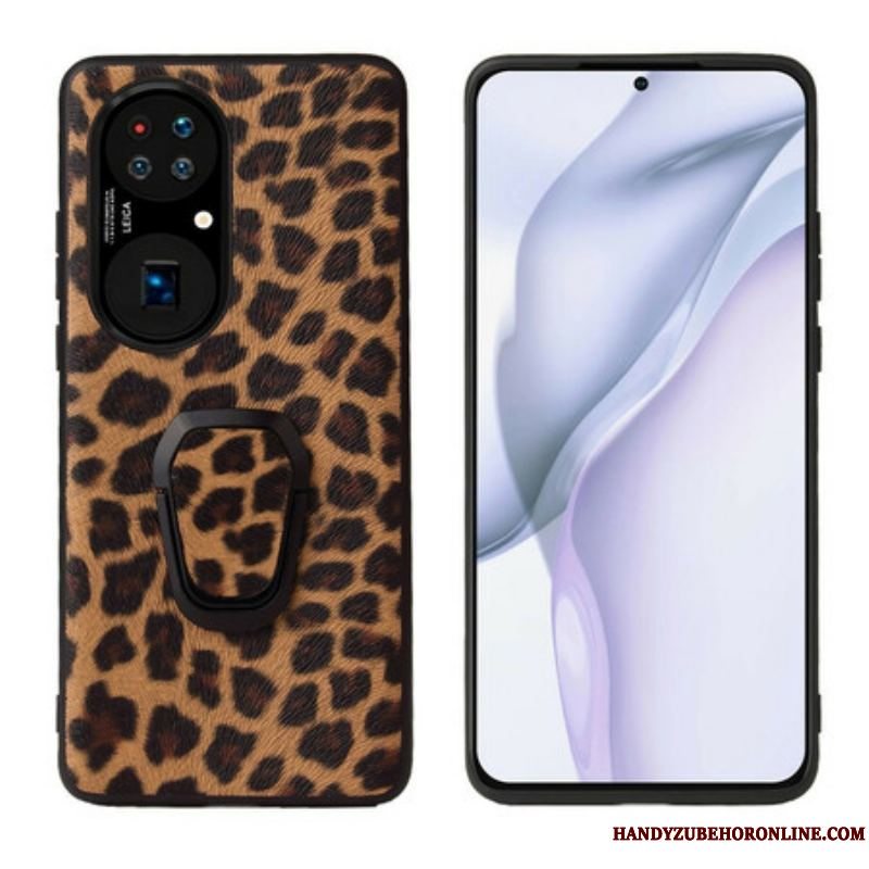 Cover Huawei P50 Pro Leopard Stil Ring-støtte