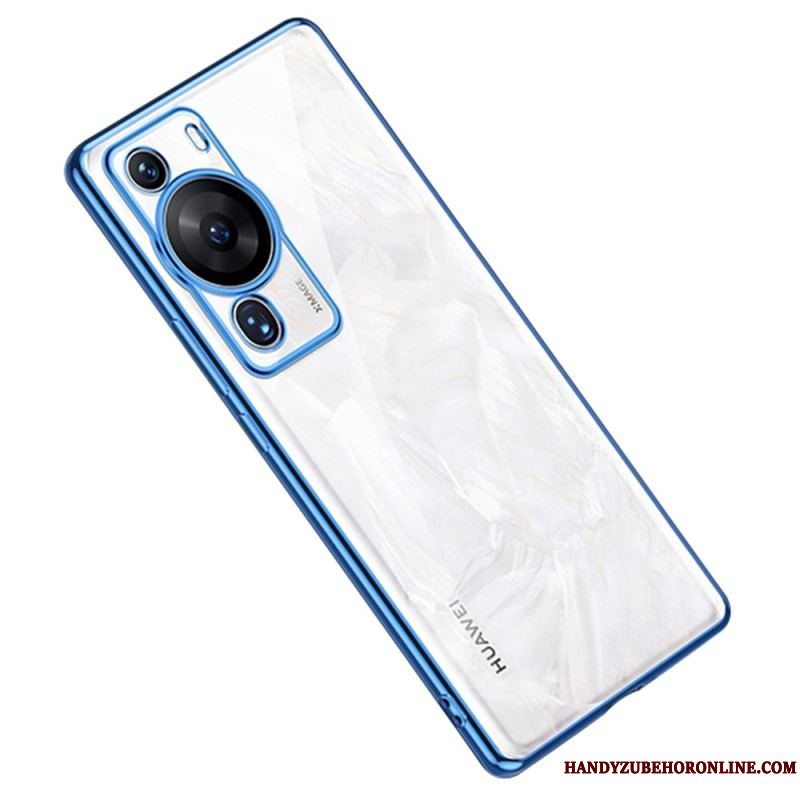 Cover Huawei P60 Pro Transparent Metal Style Kanter Sulada