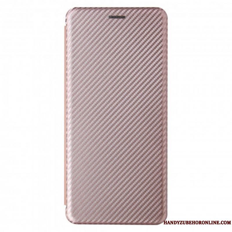 Cover Moto G100 Flip Cover Silikone Carbon