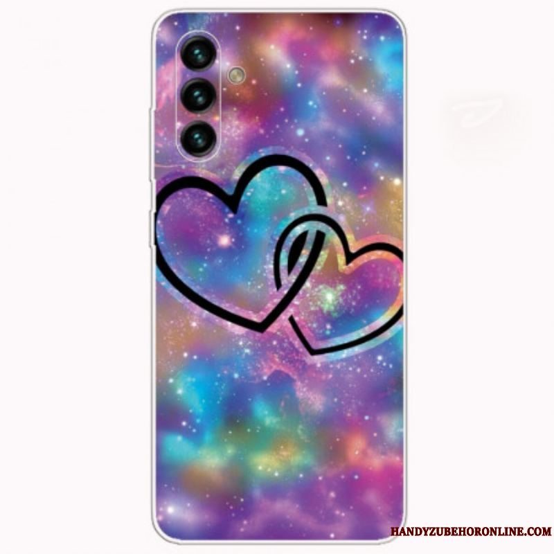 Cover Samsung Galaxy A13 5G / A04s Lænkede Hjerter