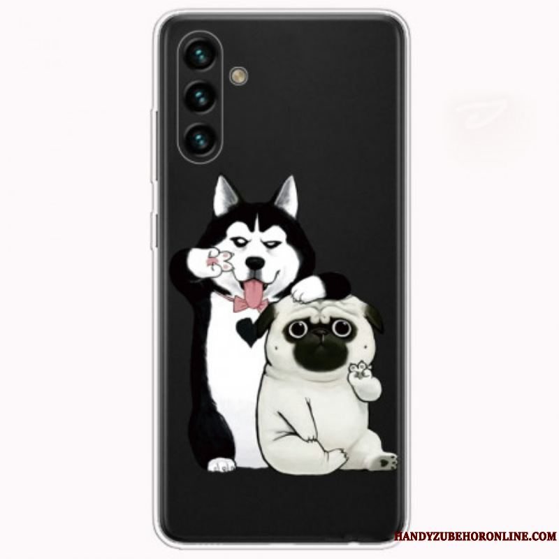 Cover Samsung Galaxy A13 5G / A04s Sjove Hunde