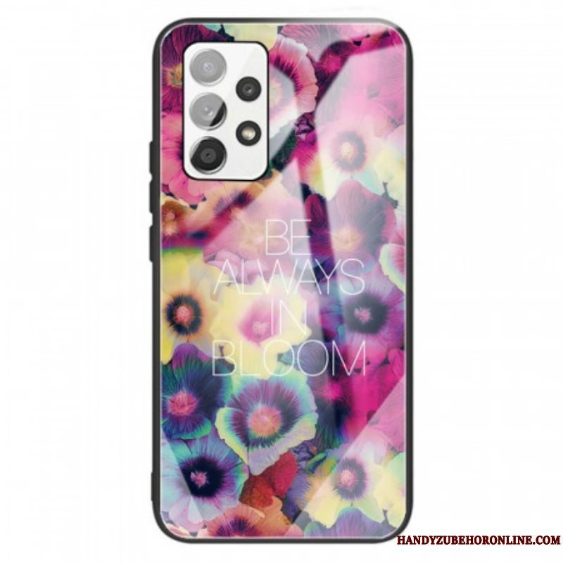 Cover Samsung Galaxy A13 Be Always In Bloom Hærdet Glas