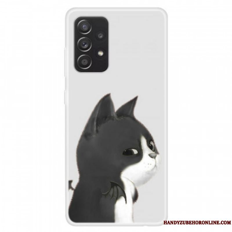 Cover Samsung Galaxy A13 Djævel Kat