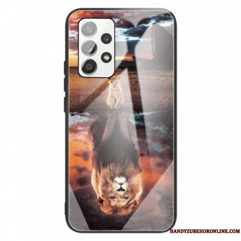 Cover Samsung Galaxy A13 Lion Cub's Dream Hærdet Glas