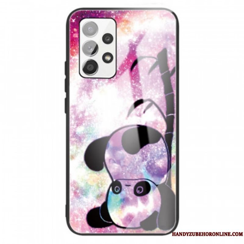 Cover Samsung Galaxy A13 Panda Hærdet Glas