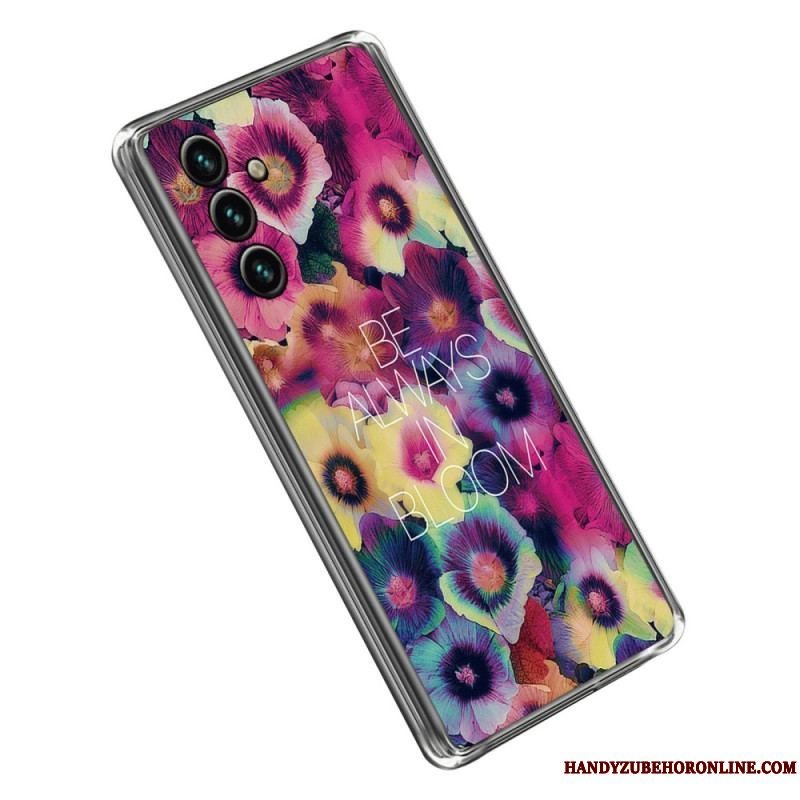Cover Samsung Galaxy A14 / A14 5G Blomster Silikone