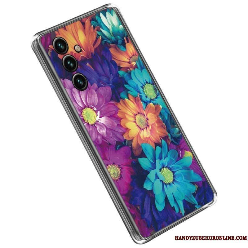 Cover Samsung Galaxy A14 / A14 5G Fleksibel Blomst