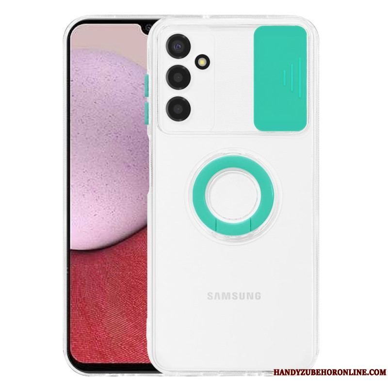 Cover Samsung Galaxy A14 / A14 5G Gennemsigtig Med Ring-support