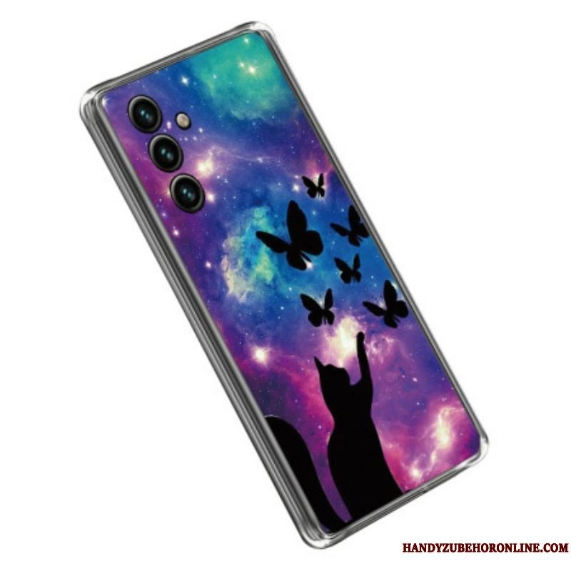 Cover Samsung Galaxy A14 / A14 5G Space Cat Silikone