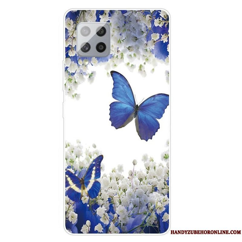 Cover Samsung Galaxy A42 5G Design Sommerfugle