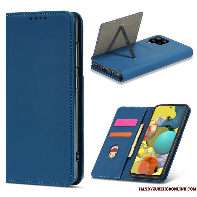 Cover Samsung Galaxy A42 5G Flip Cover Kortholder Stativ