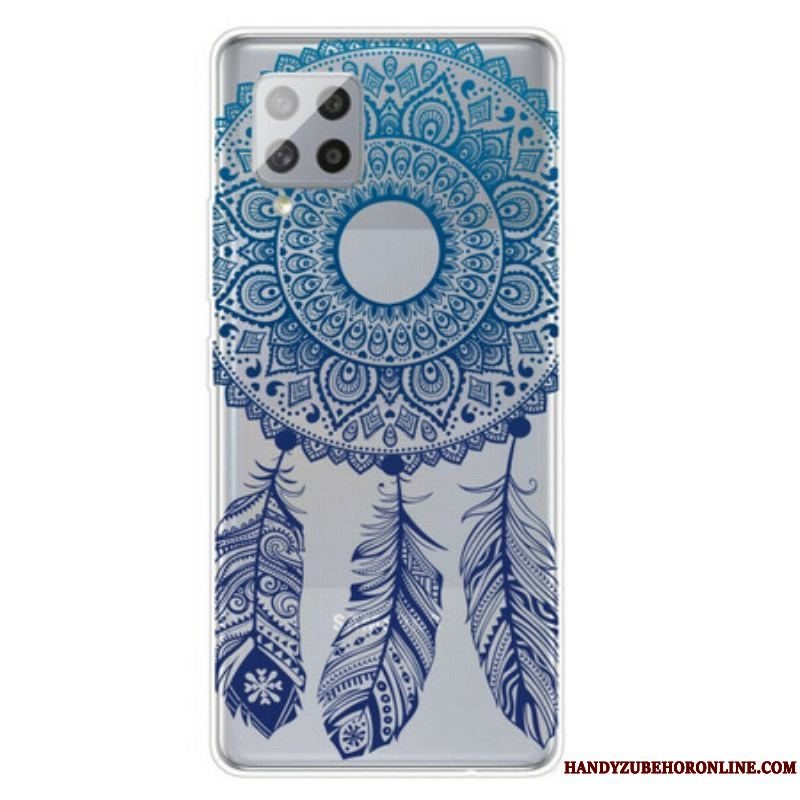 Cover Samsung Galaxy A42 5G Mandala Med Enkelt Blomst