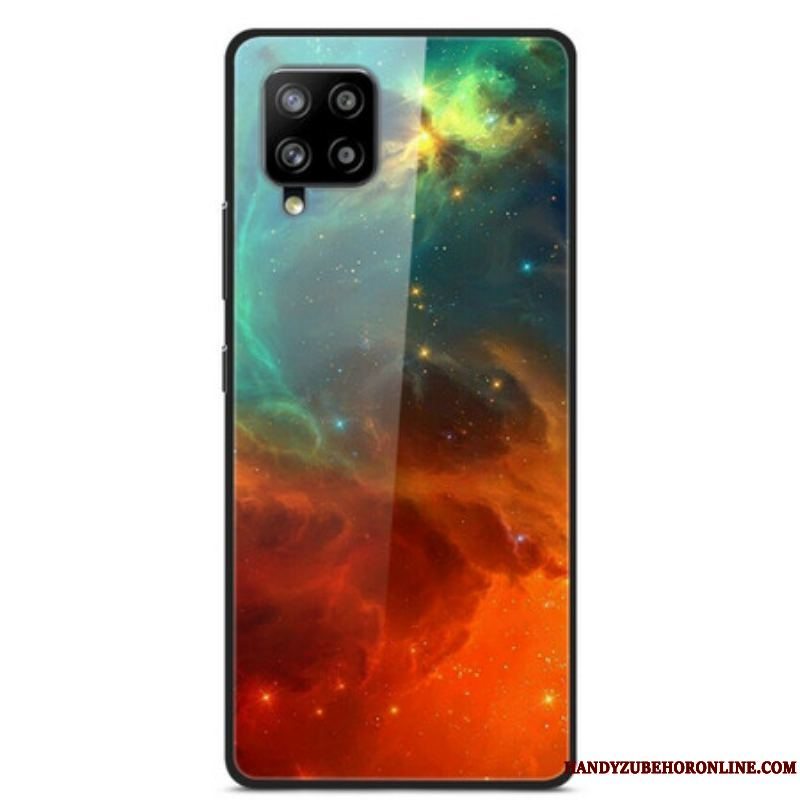 Cover Samsung Galaxy A42 5G Rød Og Grøn Himmel