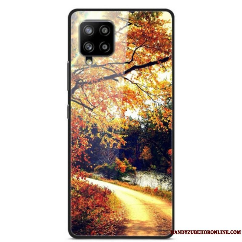 Cover Samsung Galaxy A42 5G Skov Hærdet Glas
