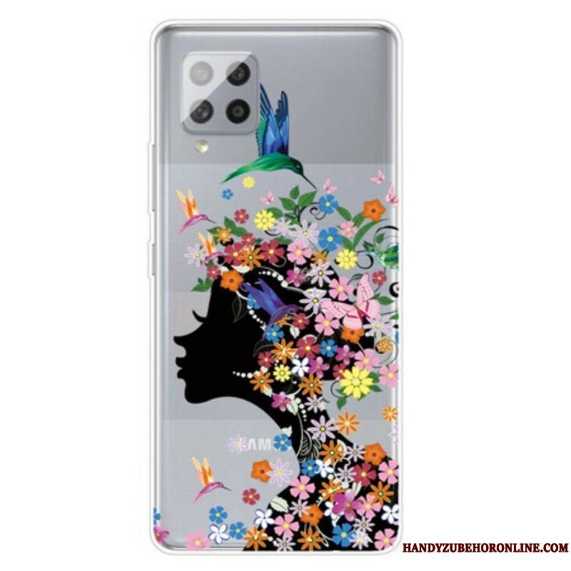 Cover Samsung Galaxy A42 5G Smukt Blomsterhoved