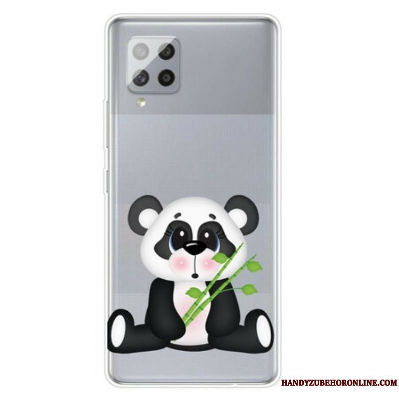 Cover Samsung Galaxy A42 5G Sømløs Sad Panda