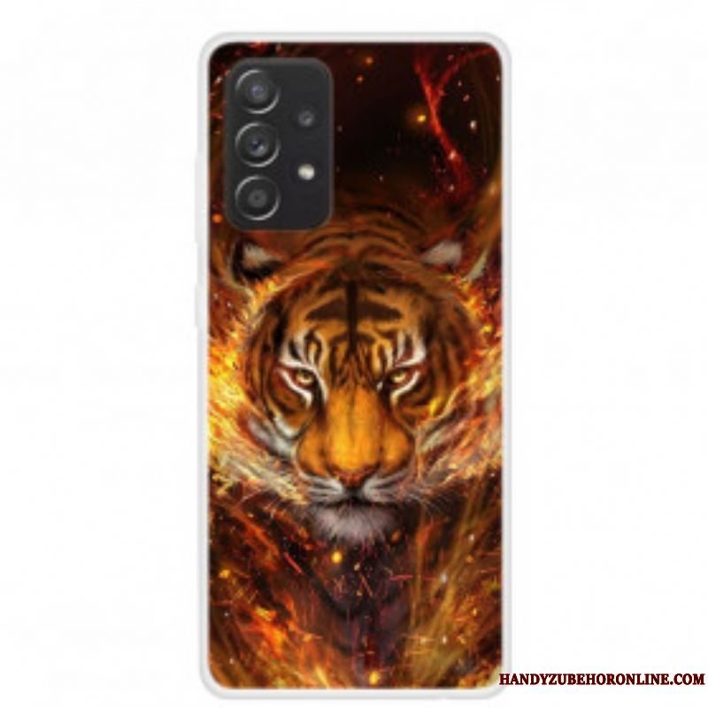 Cover Samsung Galaxy A52 4G / A52 5G / A52s 5G Fleksibel Tiger