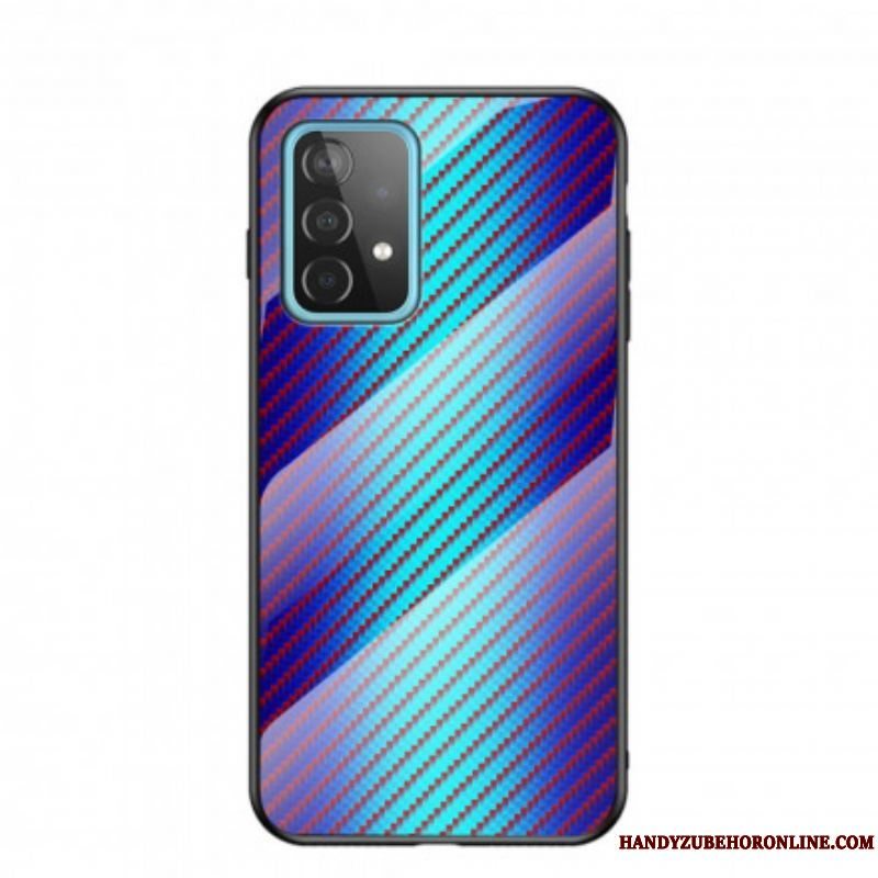 Cover Samsung Galaxy A52 4G / A52 5G / A52s 5G Kulfiber Hærdet Glas