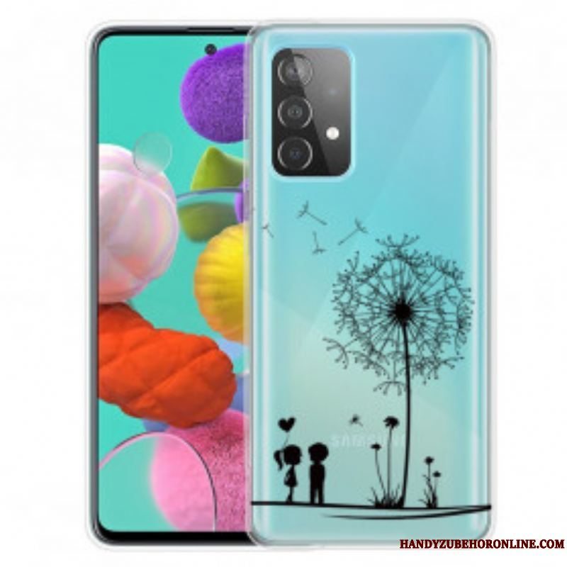 Cover Samsung Galaxy A52 4G / A52 5G / A52s 5G Mælkebøtte Kærlighed