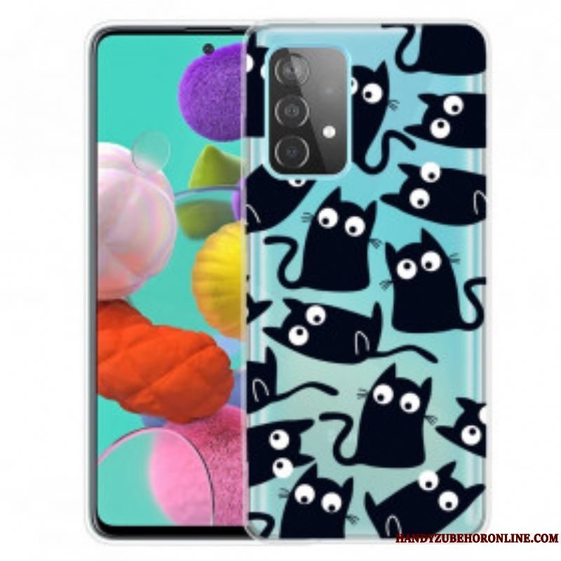 Cover Samsung Galaxy A52 4G / A52 5G / A52s 5G Sorte Mus