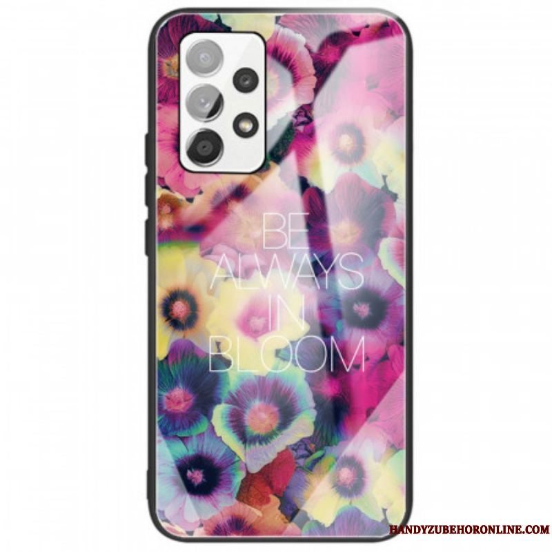 Cover Samsung Galaxy A53 5G Be Always In Bloom Hærdet Glas