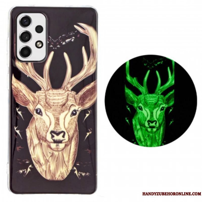 Cover Samsung Galaxy A53 5G Fluorescerende Majestic Deer