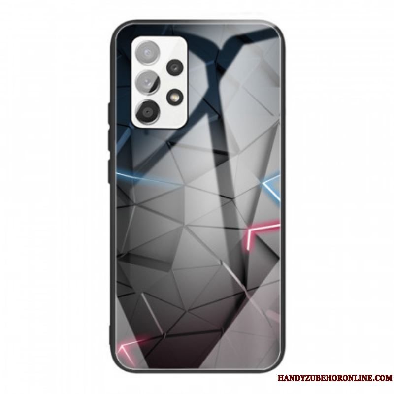 Cover Samsung Galaxy A53 5G Hærdet Glas Geometri