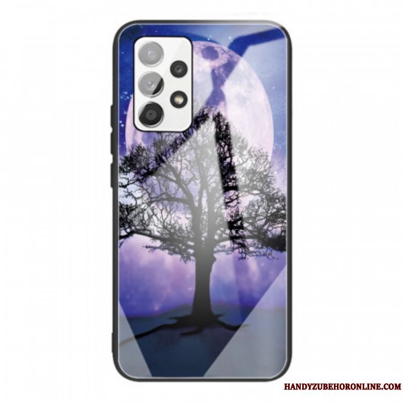 Cover Samsung Galaxy A53 5G Hærdet Glas Træ