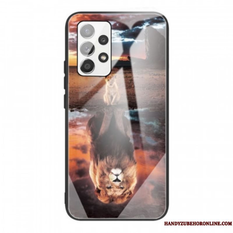 Cover Samsung Galaxy A53 5G Lion Cub's Dream Hærdet Glas