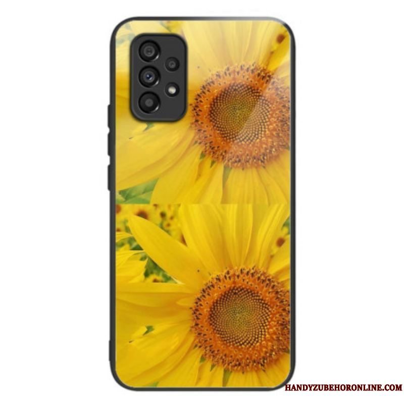 Cover Samsung Galaxy A53 5G Solsikke Hærdet Glas