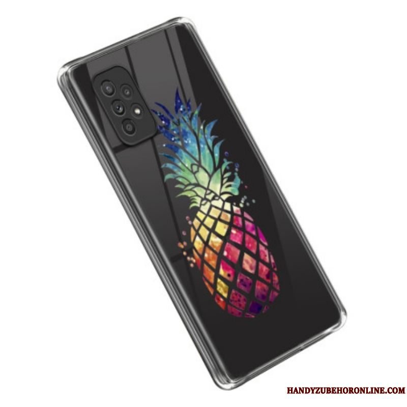 Cover Samsung Galaxy A53 5G Sømløse Lilla Blomster