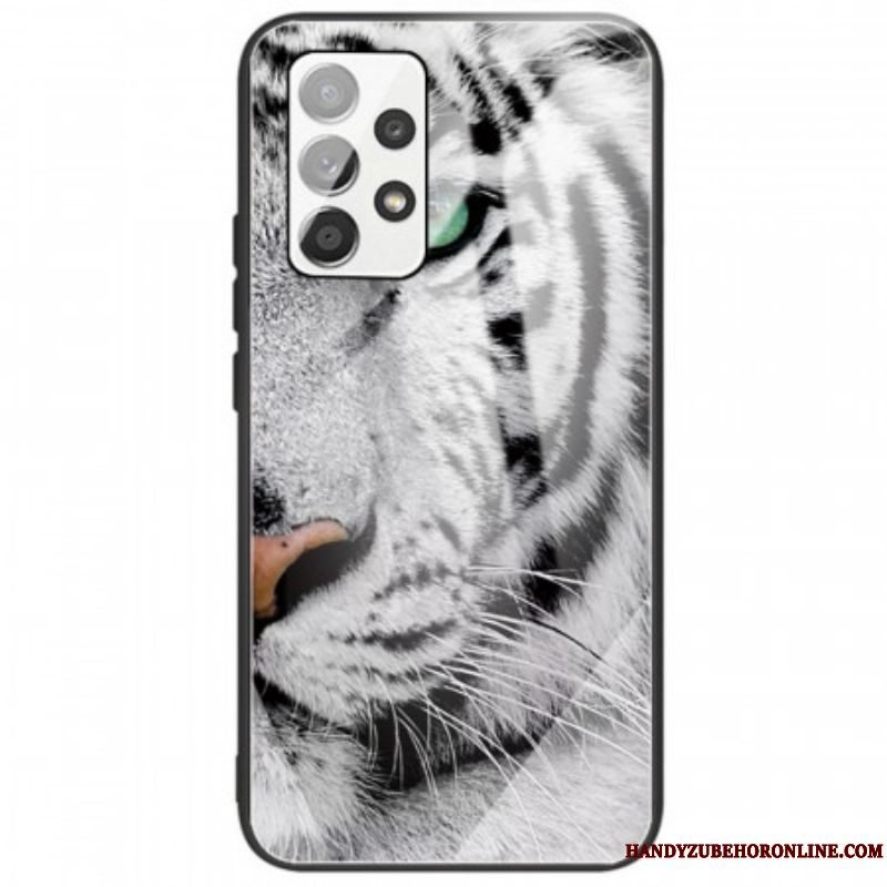 Cover Samsung Galaxy A53 5G Tiger Hærdet Glas