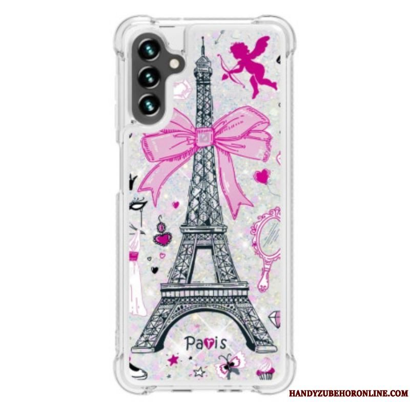 Cover Samsung Galaxy A54 5G Eiffeltårnets Pailletter