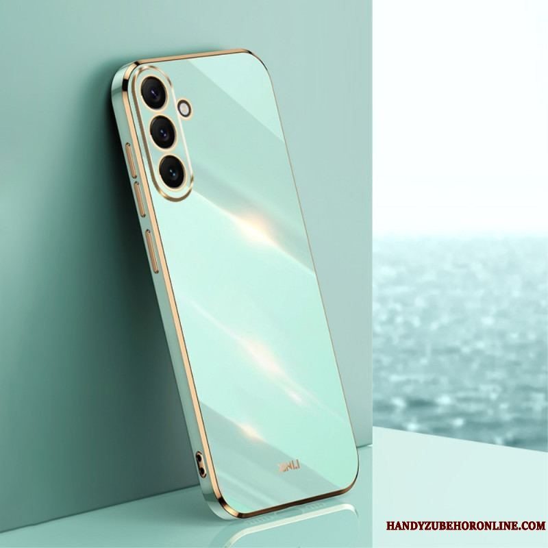 Cover Samsung Galaxy A54 5G Silikone Guldkanter