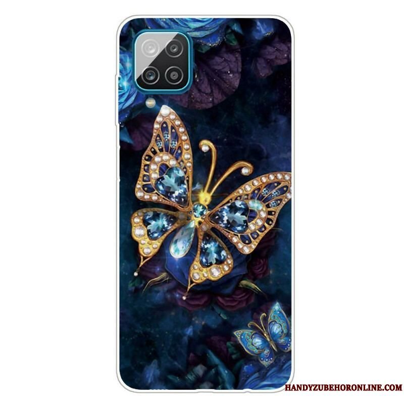 Cover Samsung Galaxy M12 / A12 Butterfly Luksus
