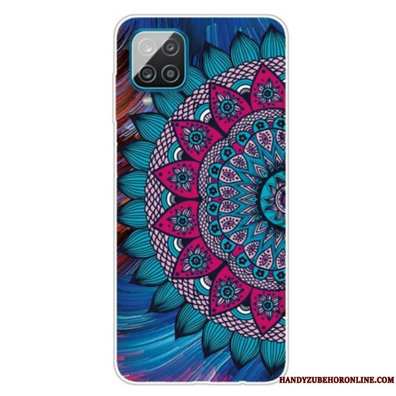 Cover Samsung Galaxy M12 / A12 Farverig Mandala