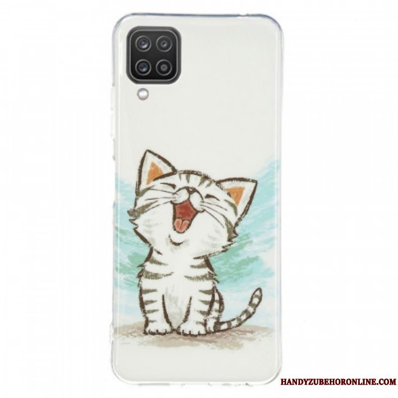 Cover Samsung Galaxy M12 / A12 Fluorescerende Kat