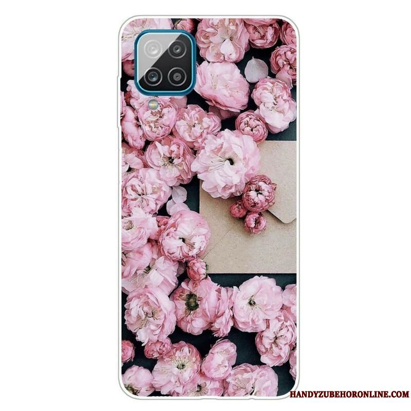 Cover Samsung Galaxy M12 / A12 Intense Blomster