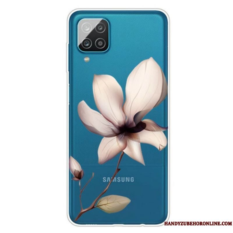 Cover Samsung Galaxy M12 / A12 Premium Blomster