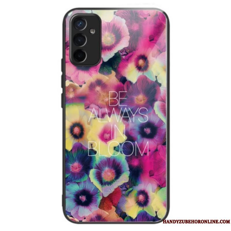 Cover Samsung Galaxy M13 Be Always In Bloom Hærdet Glas