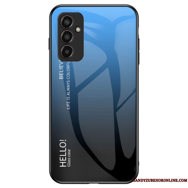 Cover Samsung Galaxy M13 Hærdet Glas Hej