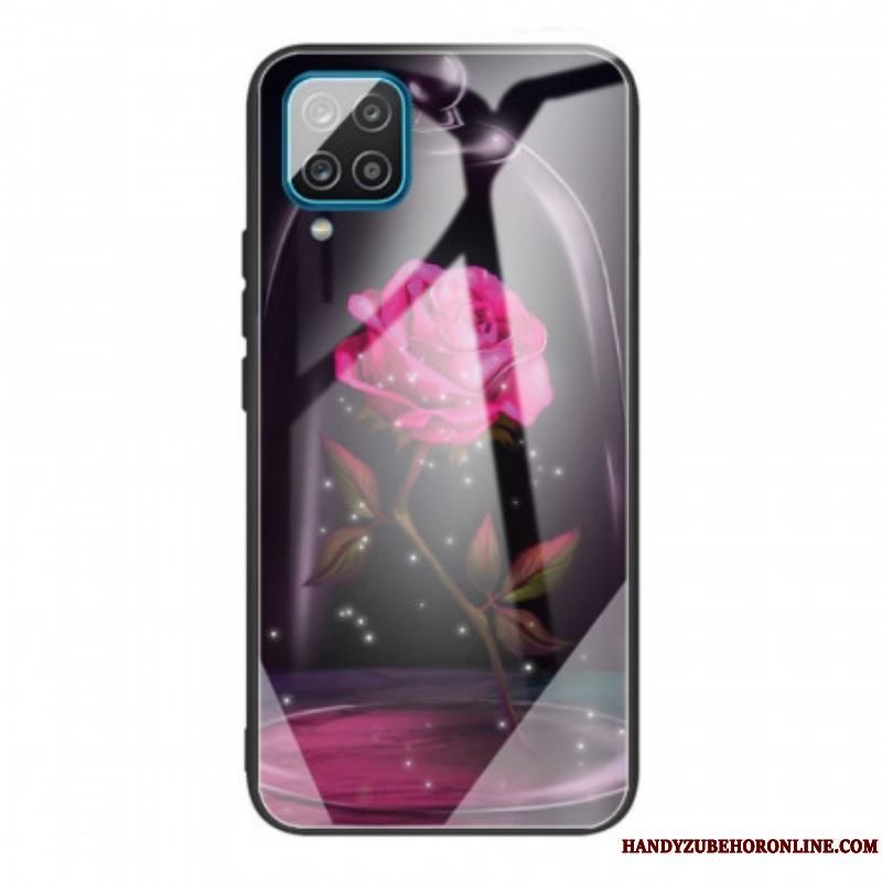 Cover Samsung Galaxy M32 Magic Pink Hærdet Glas