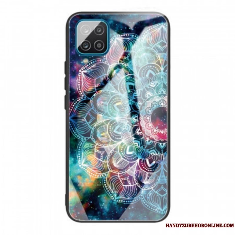 Cover Samsung Galaxy M32 Mandala Hærdet Glas