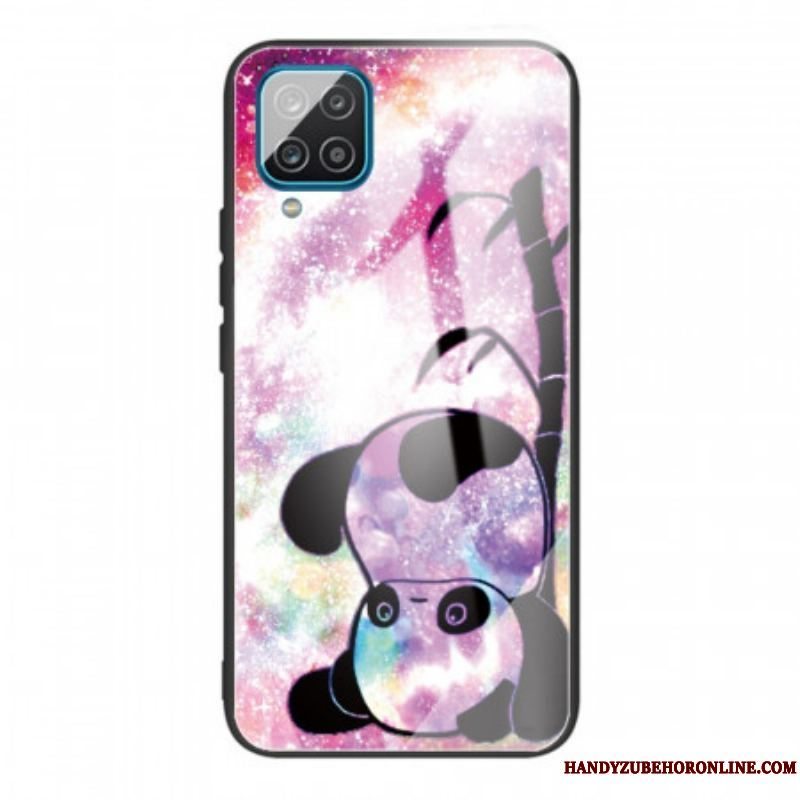 Cover Samsung Galaxy M32 Panda Hærdet Glas
