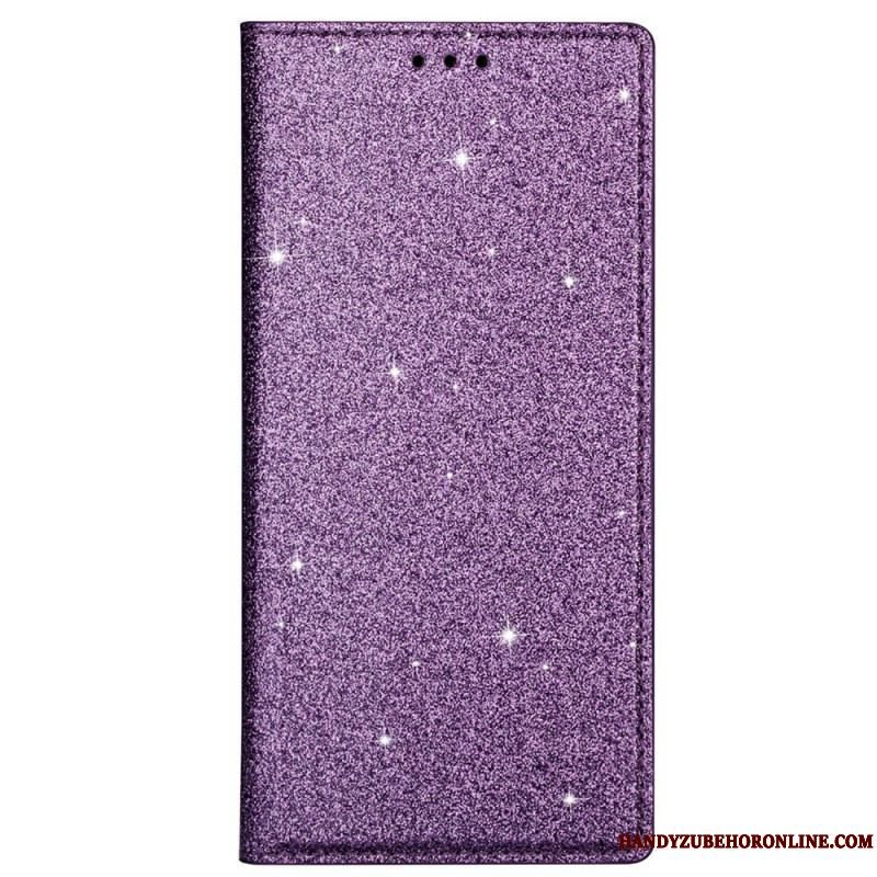 Cover Samsung Galaxy M51 Flip Cover Sequin Stil