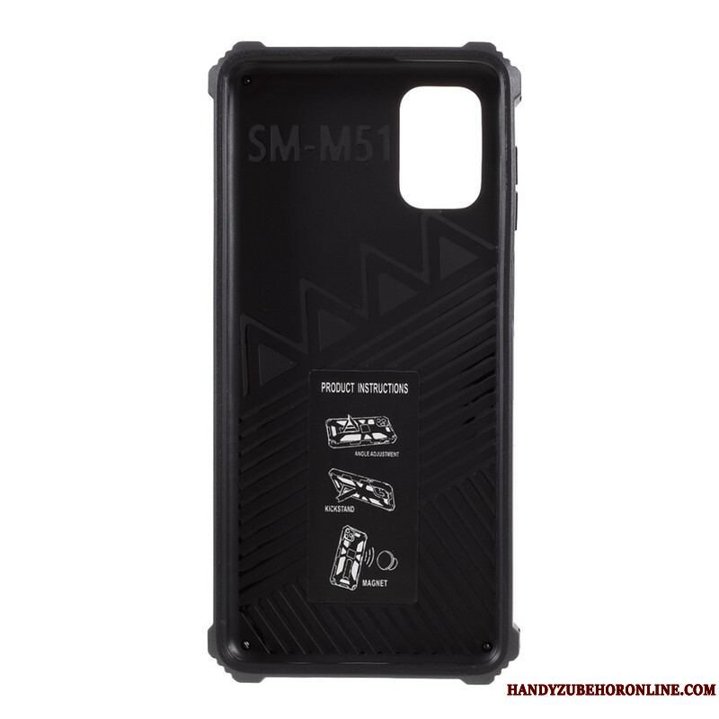 Cover Samsung Galaxy M51 Med Aftageligt Stativ