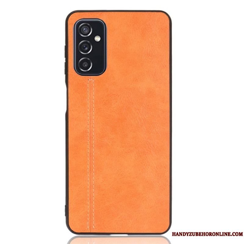 Cover Samsung Galaxy M52 5G Kunstlæder Med Piping