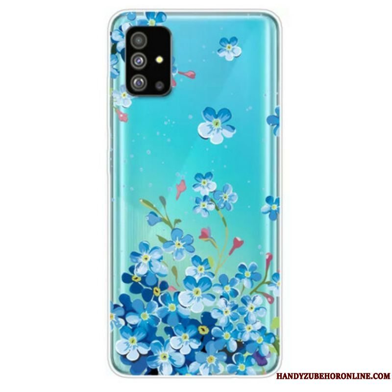 Cover Samsung Galaxy S20 Plus / S20 Plus 5G Blå Blomster