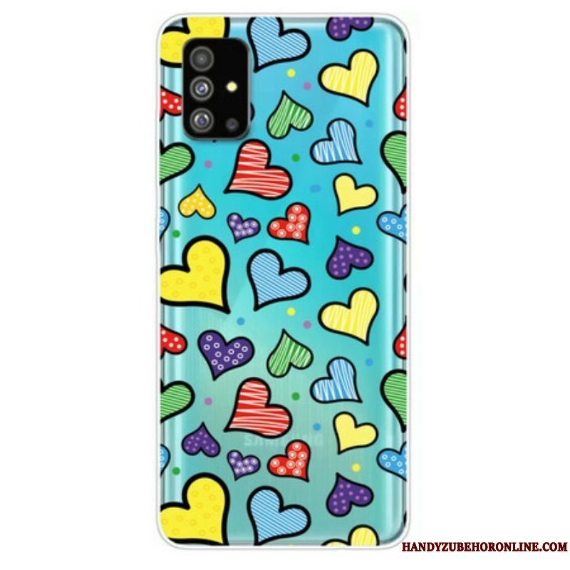 Cover Samsung Galaxy S20 Plus / S20 Plus 5G Flerfarvede Hjerter